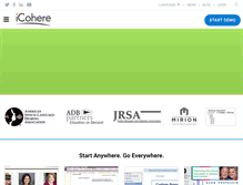 Tablet Screenshot of icohere.com